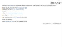 Tablet Screenshot of kelv.net